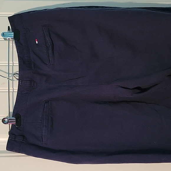 Navy Tommy Hilfiger Dress Pants - Size 14 - Picture 2 of 3